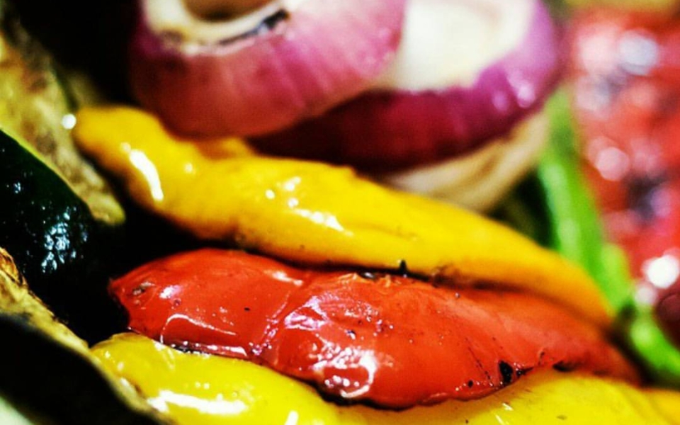 Grilled Vegetable Display